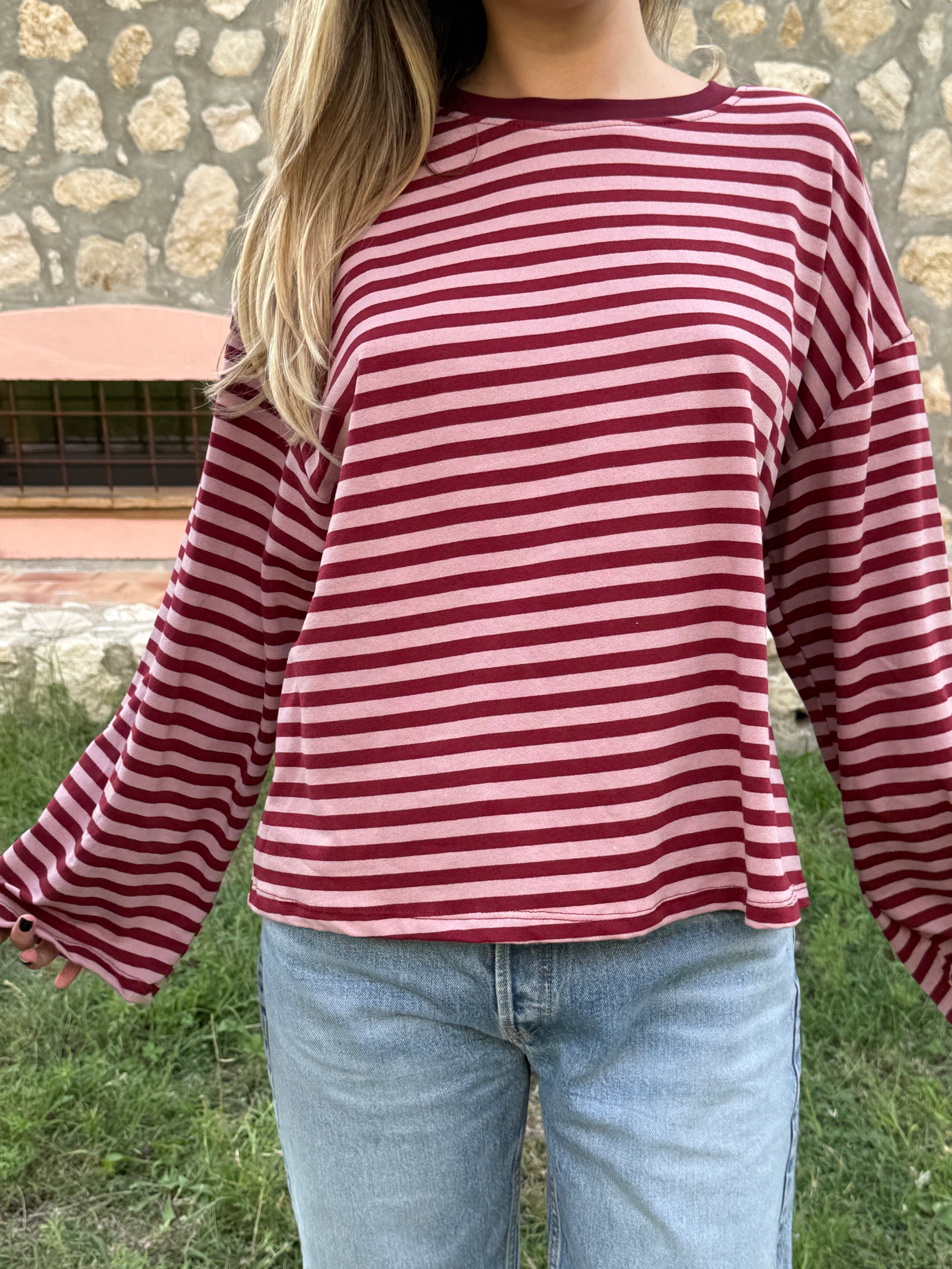 T-shirt a righe