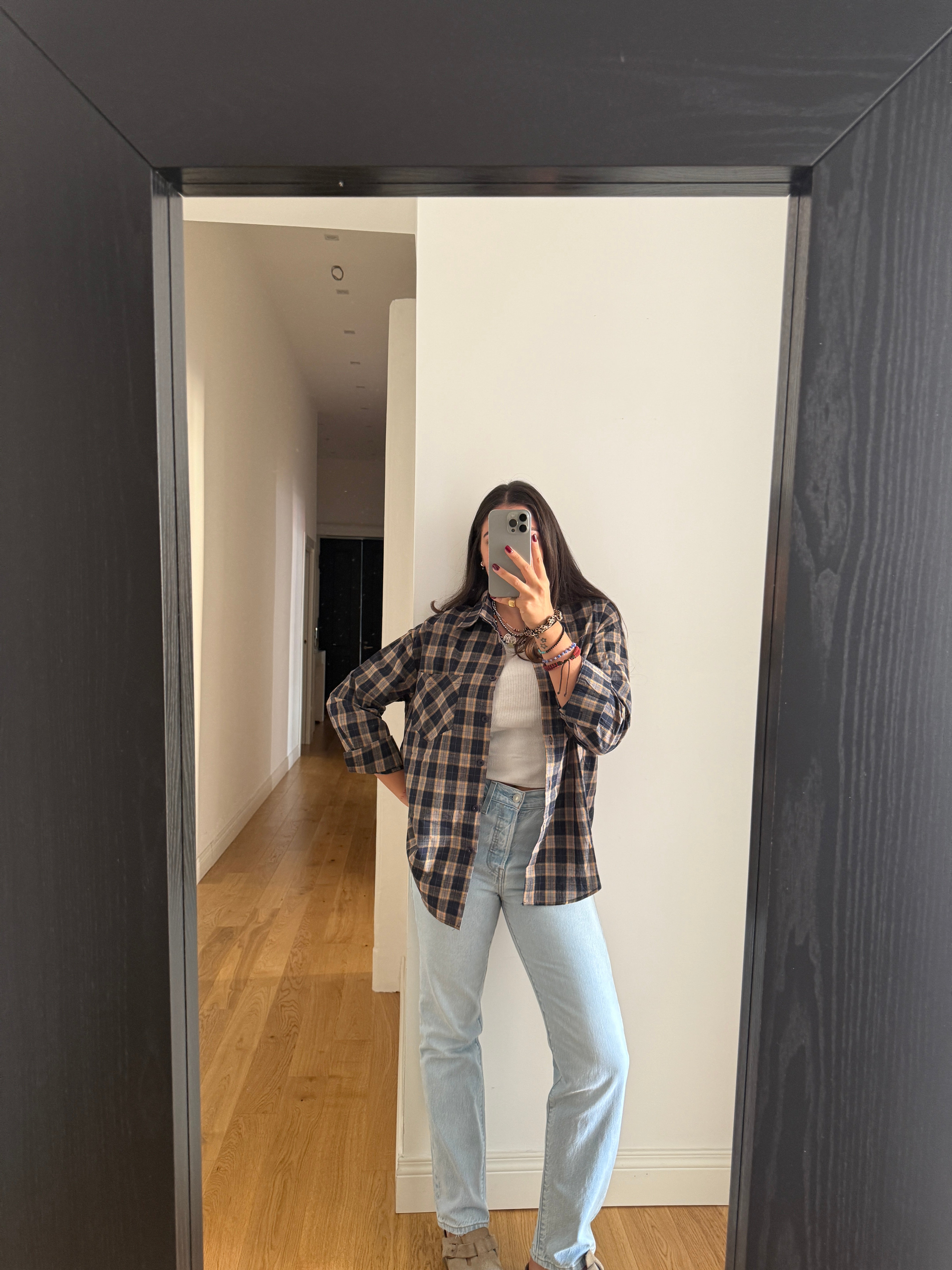 Camicia a quadri leggera