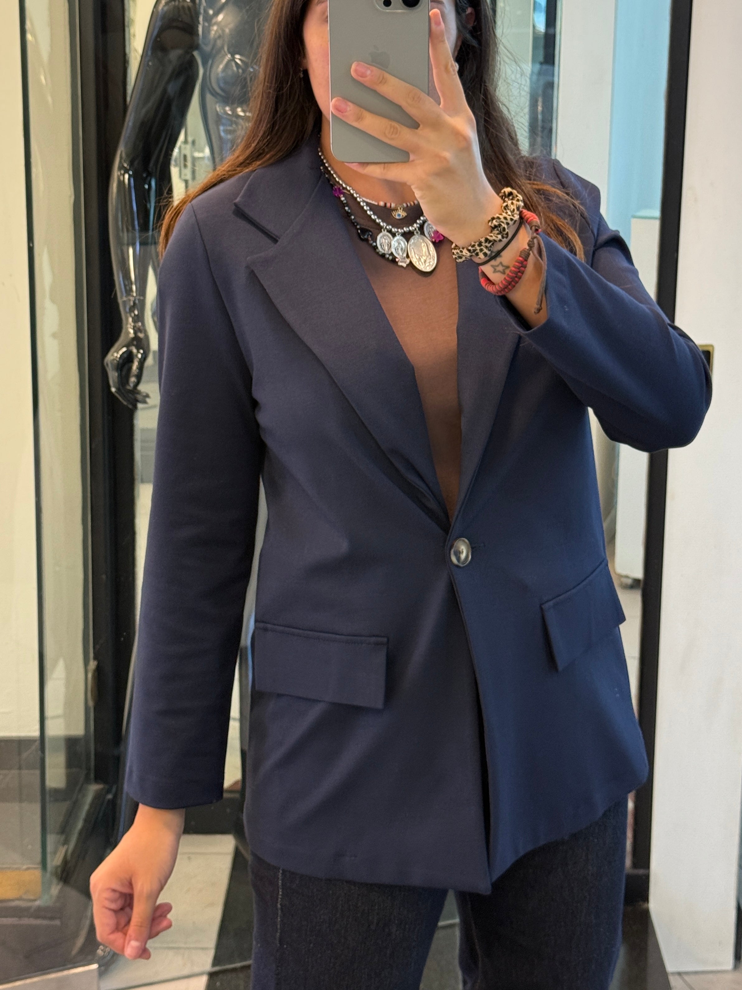 Blazer in cotone