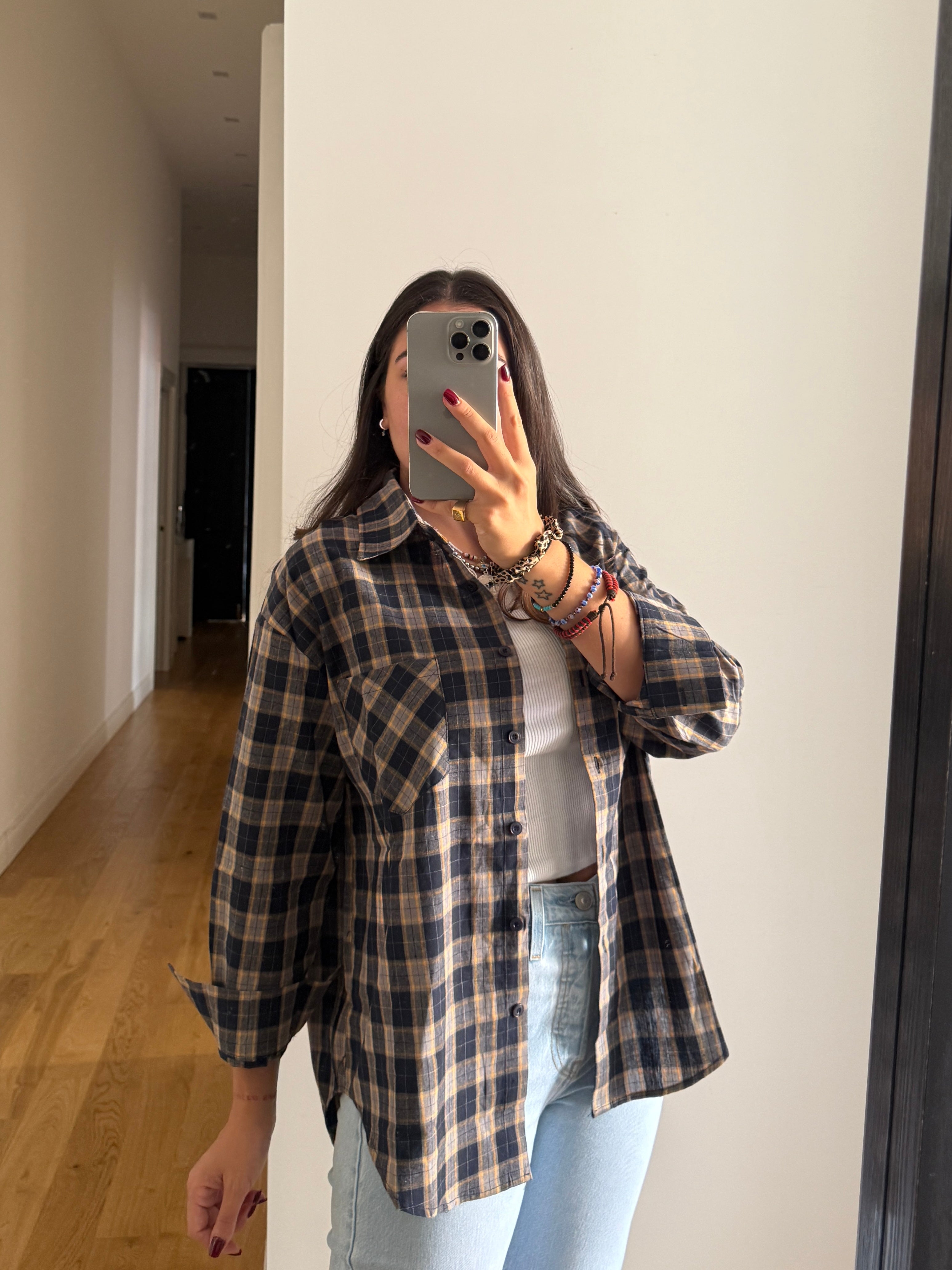 Camicia a quadri leggera