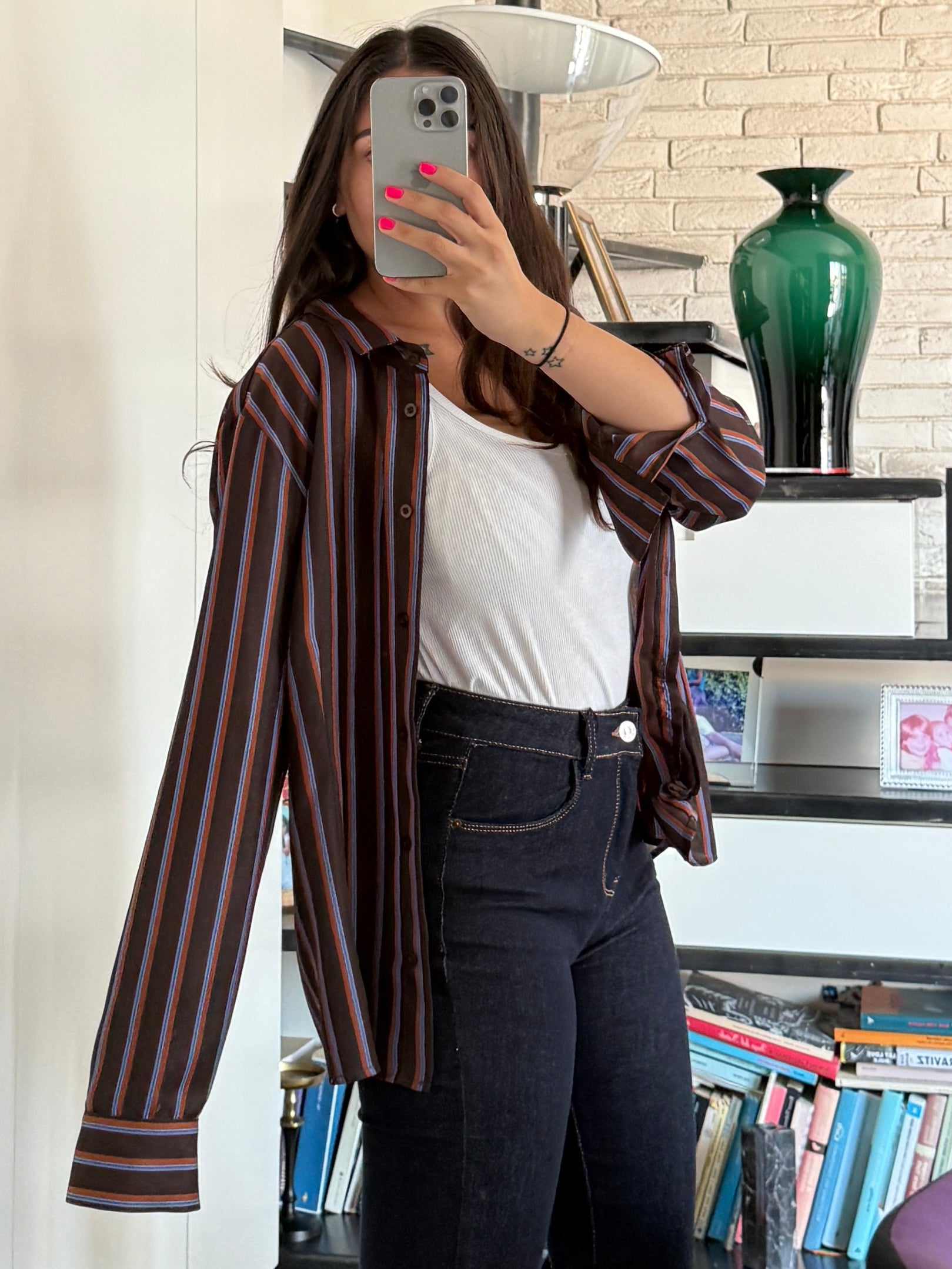 Camicia a righe