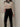Pantalone nero con cintura