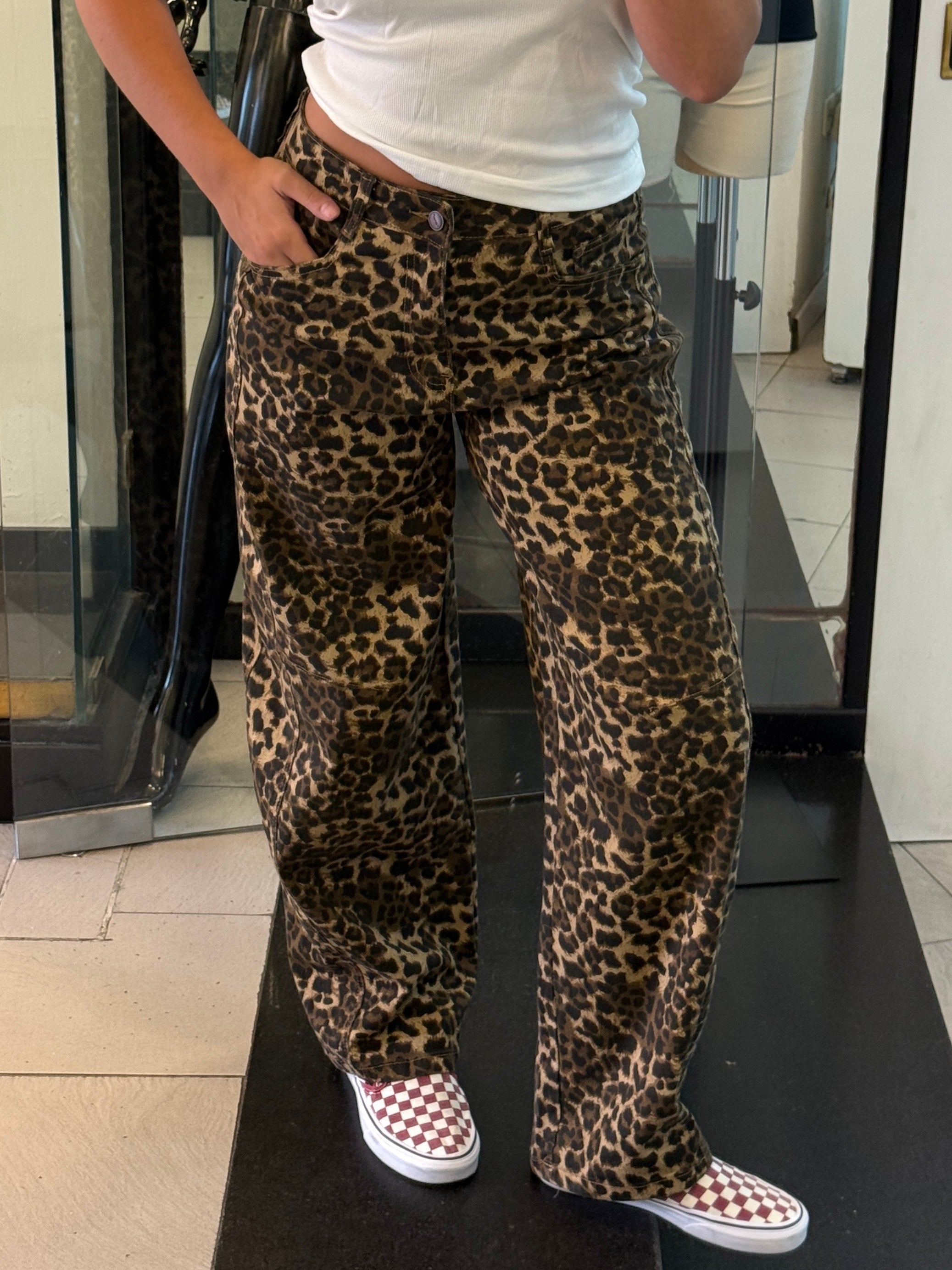 Denim animalier