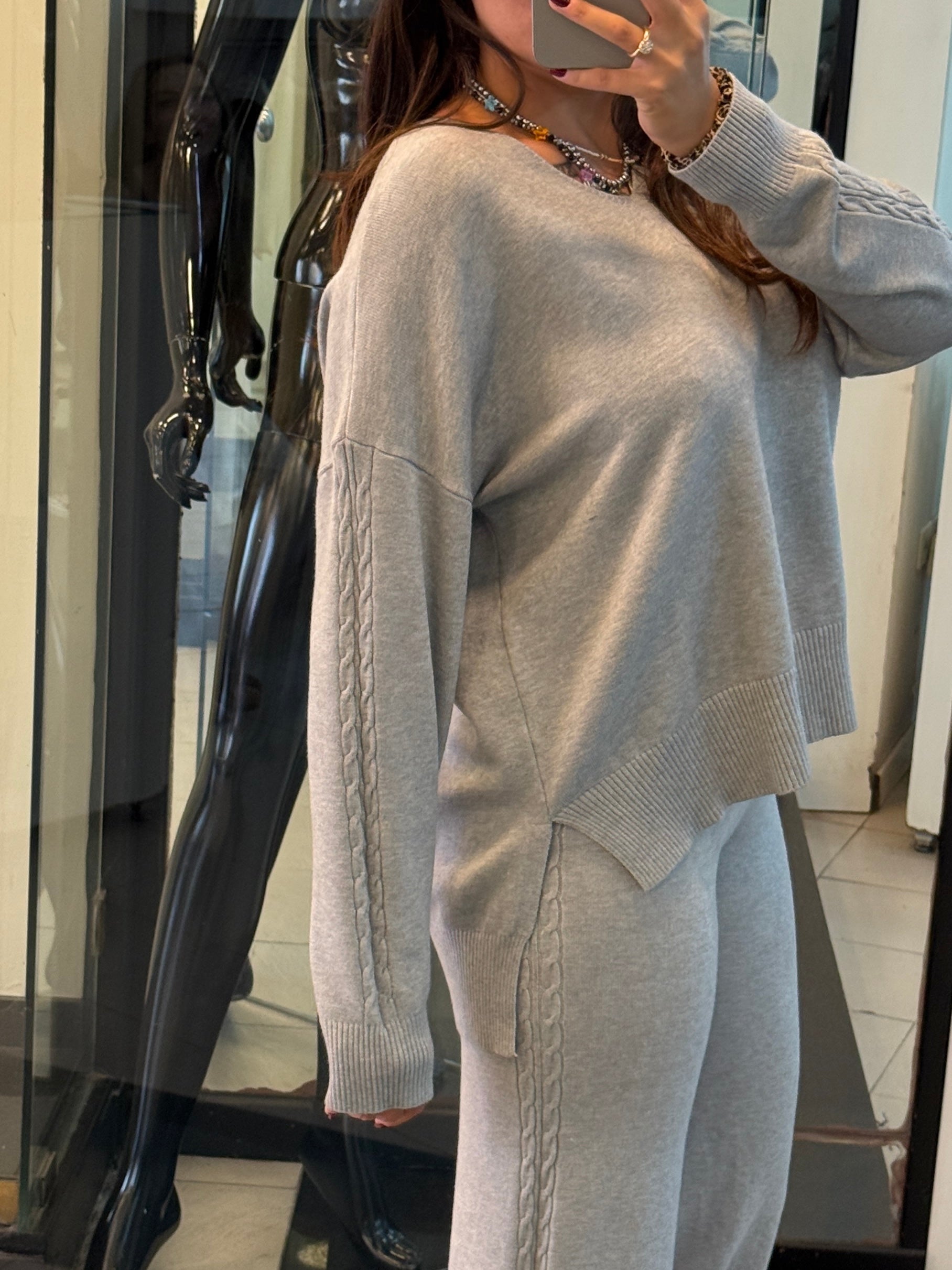 Coordinato treccia