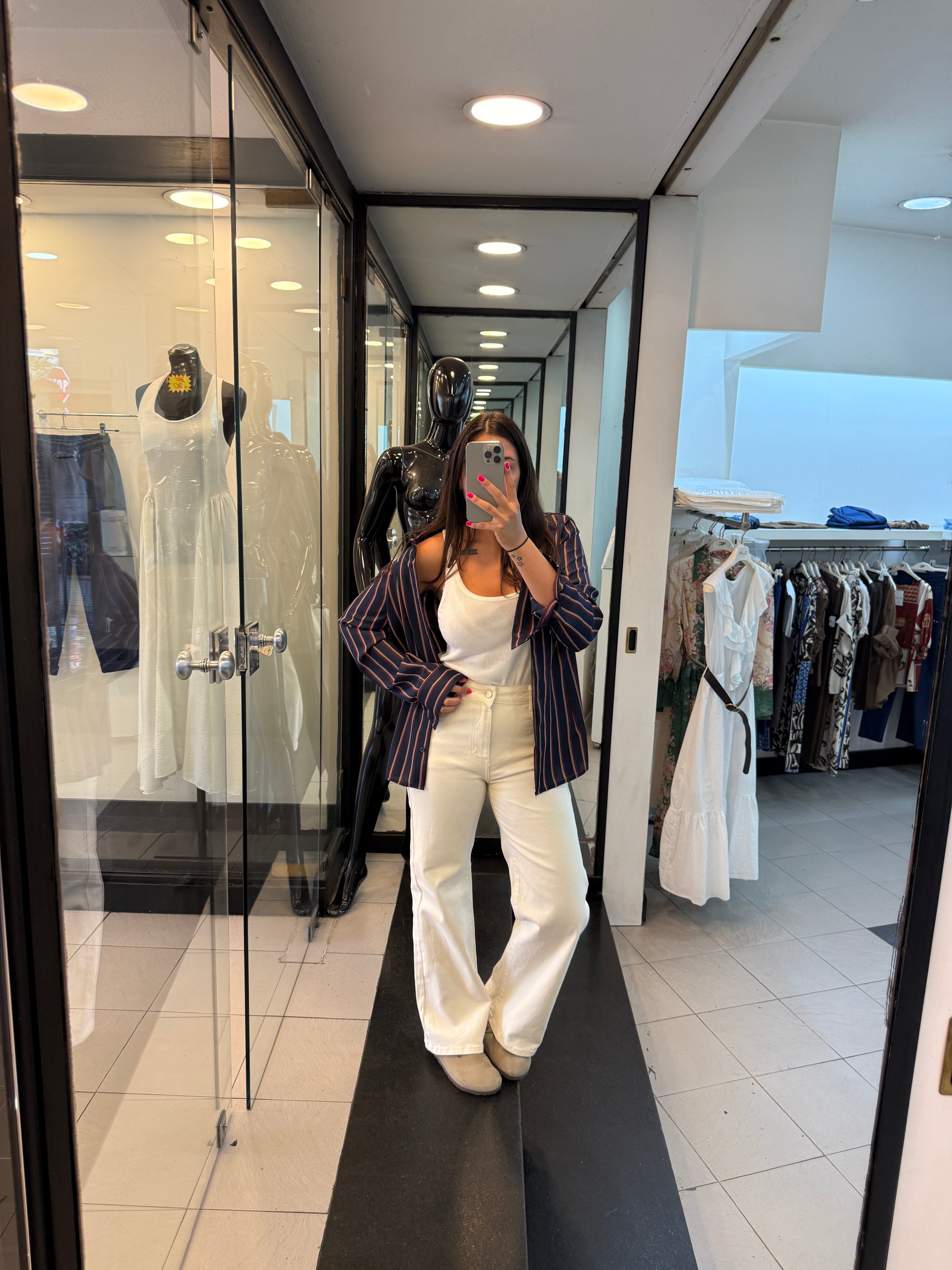 Camicia a righe