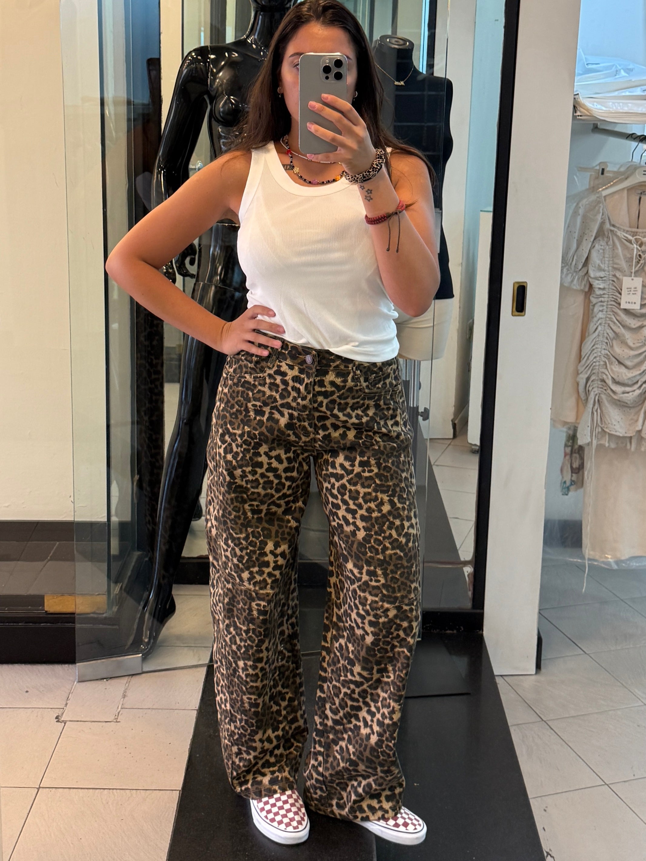 Denim animalier