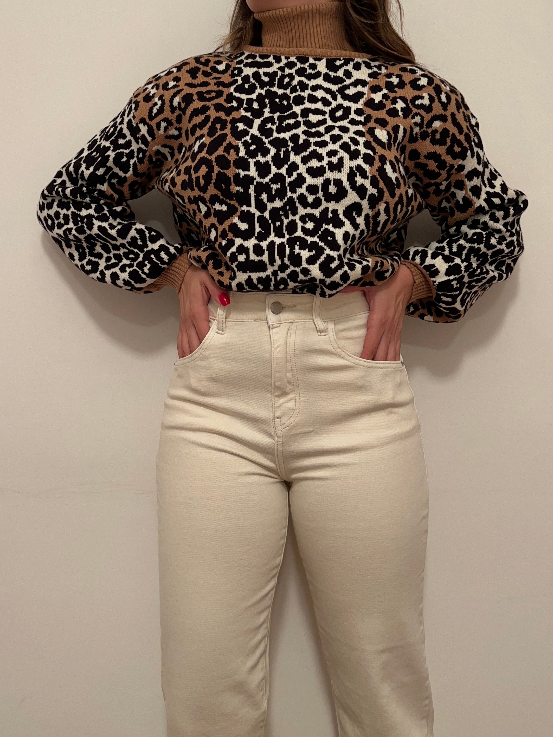 Jeans panna