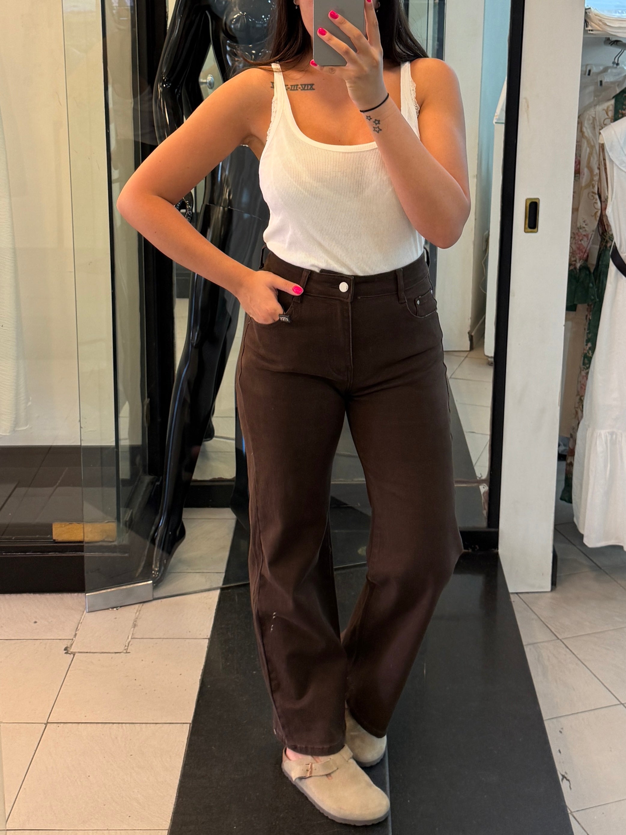 denim mom-fit