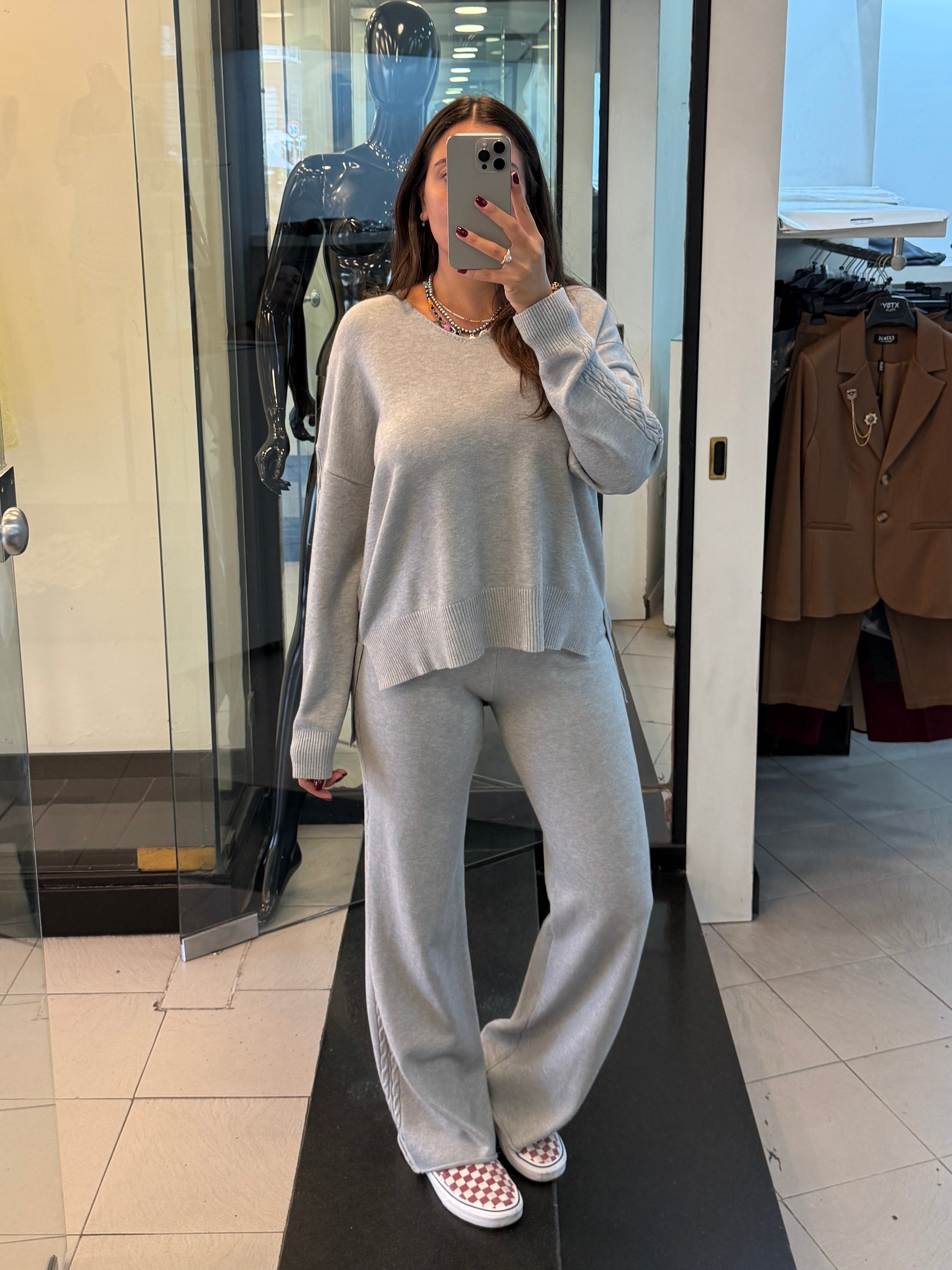 Coordinato treccia