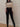 Pantalone nero con cintura