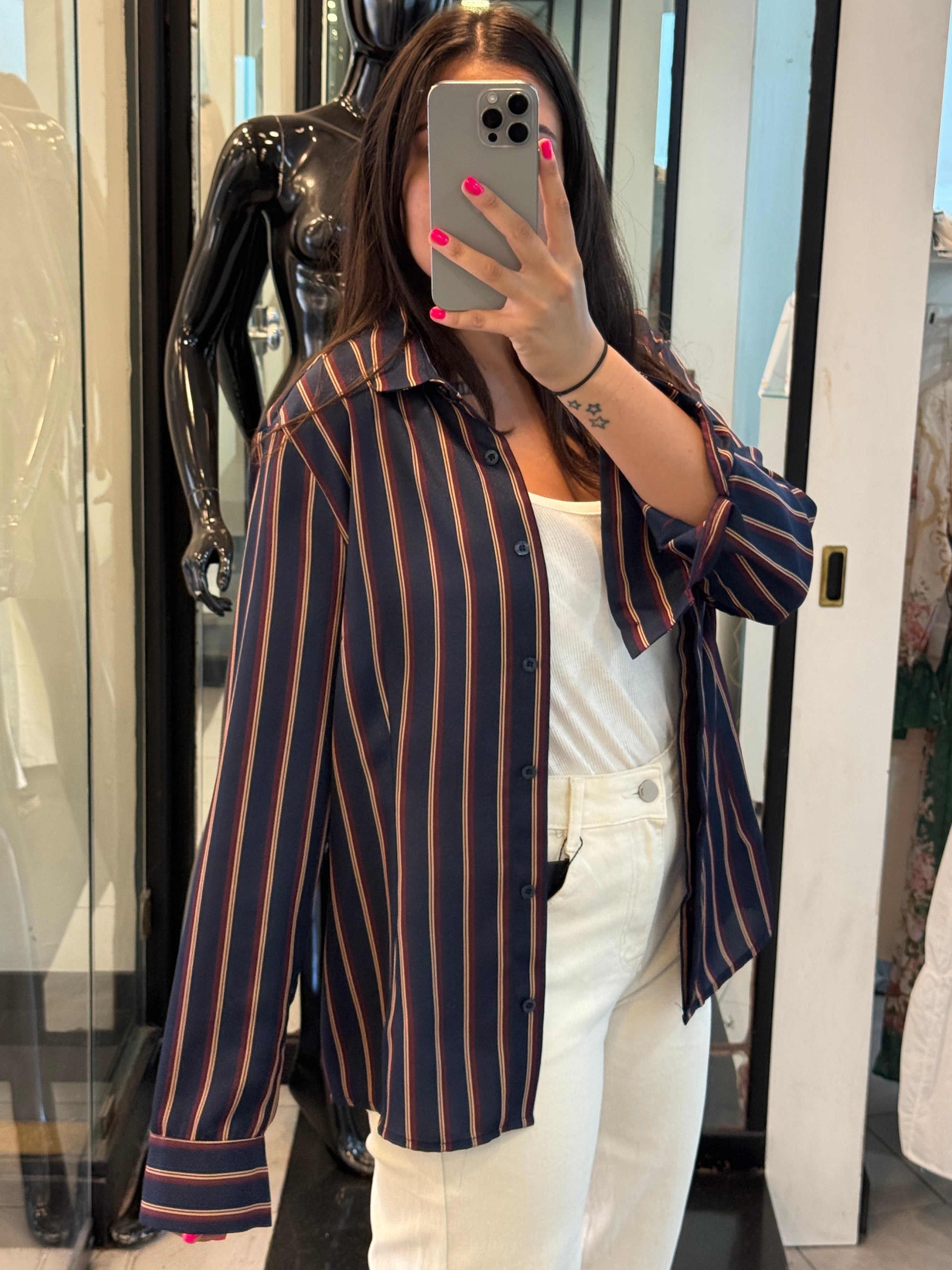 Camicia a righe