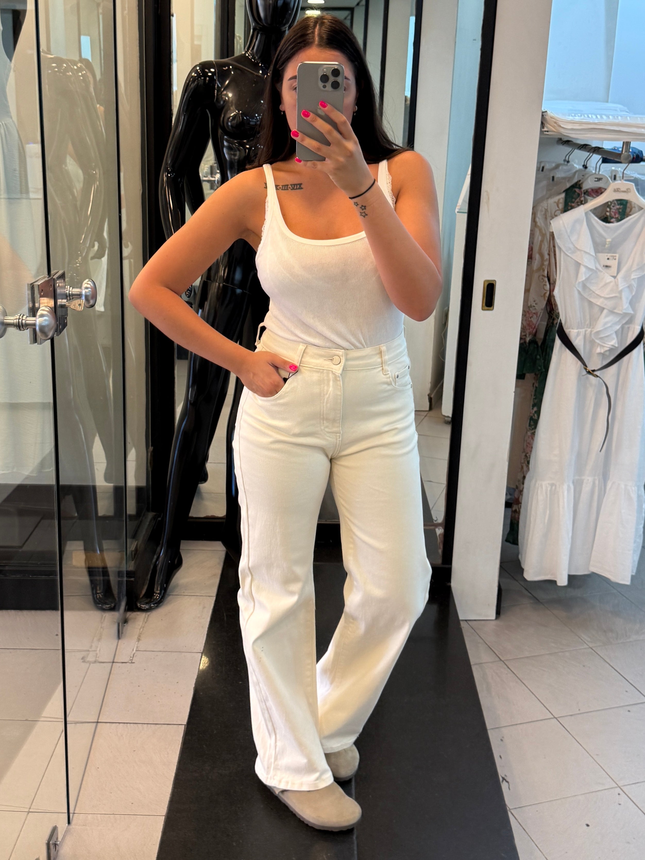 denim mom-fit