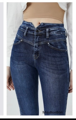 Jeans doppio bustino