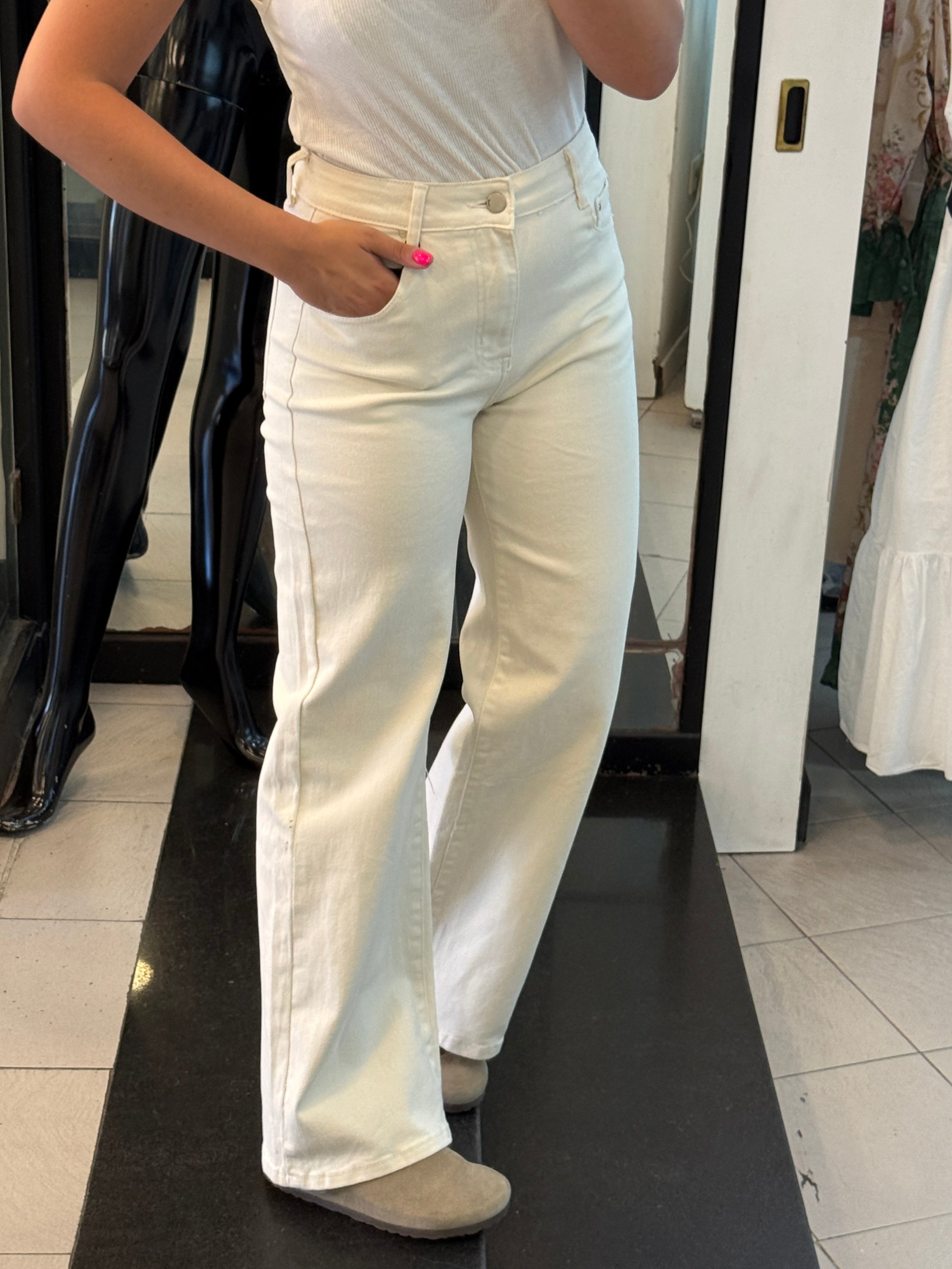denim mom-fit